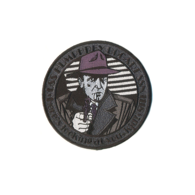 Toppa del bordo di Merrowed della ciniglia, 2,5&quot; toppe tessute poliestere per i cappelli
