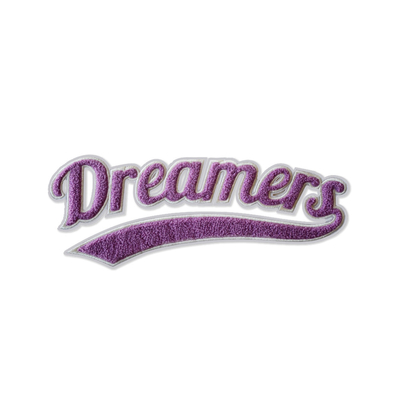 5&quot; lettere ricamate Logo Patch, toppe di baseball per il ODM dell'OEM dei rivestimenti