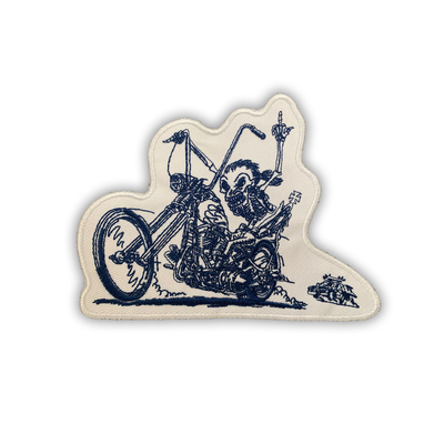 Il materiale della saia ha ricamato le toppe del motociclista, ferro sull'OEM delle toppe del motociclo