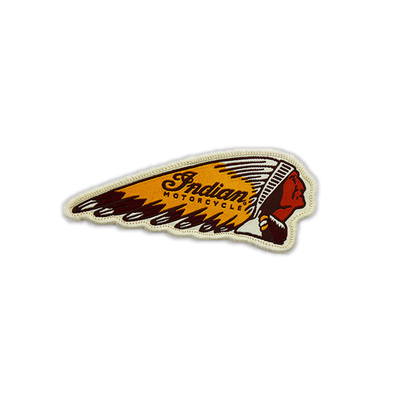 Marca Logo Embroidered Biker Cerotti, ferro tessuto su ordinazione delle toppe su Merrowed