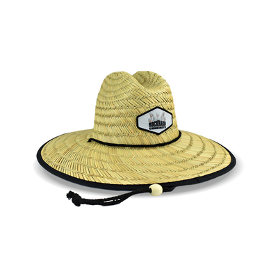 Bagnino praticante il surfing di Straw Hat Per Summer Outdoor della toppa unisex