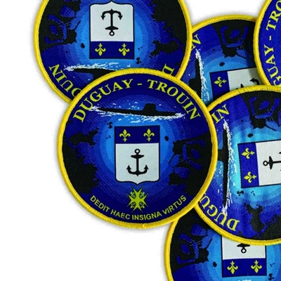 Etichetta Merrowed della toppa tessuta Velcro del bracciale per i militari della marina