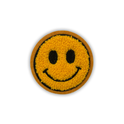 Toppa del ricamo della ciniglia di Emoji della lettera di scintillio per i cappelli delle borse di indumento